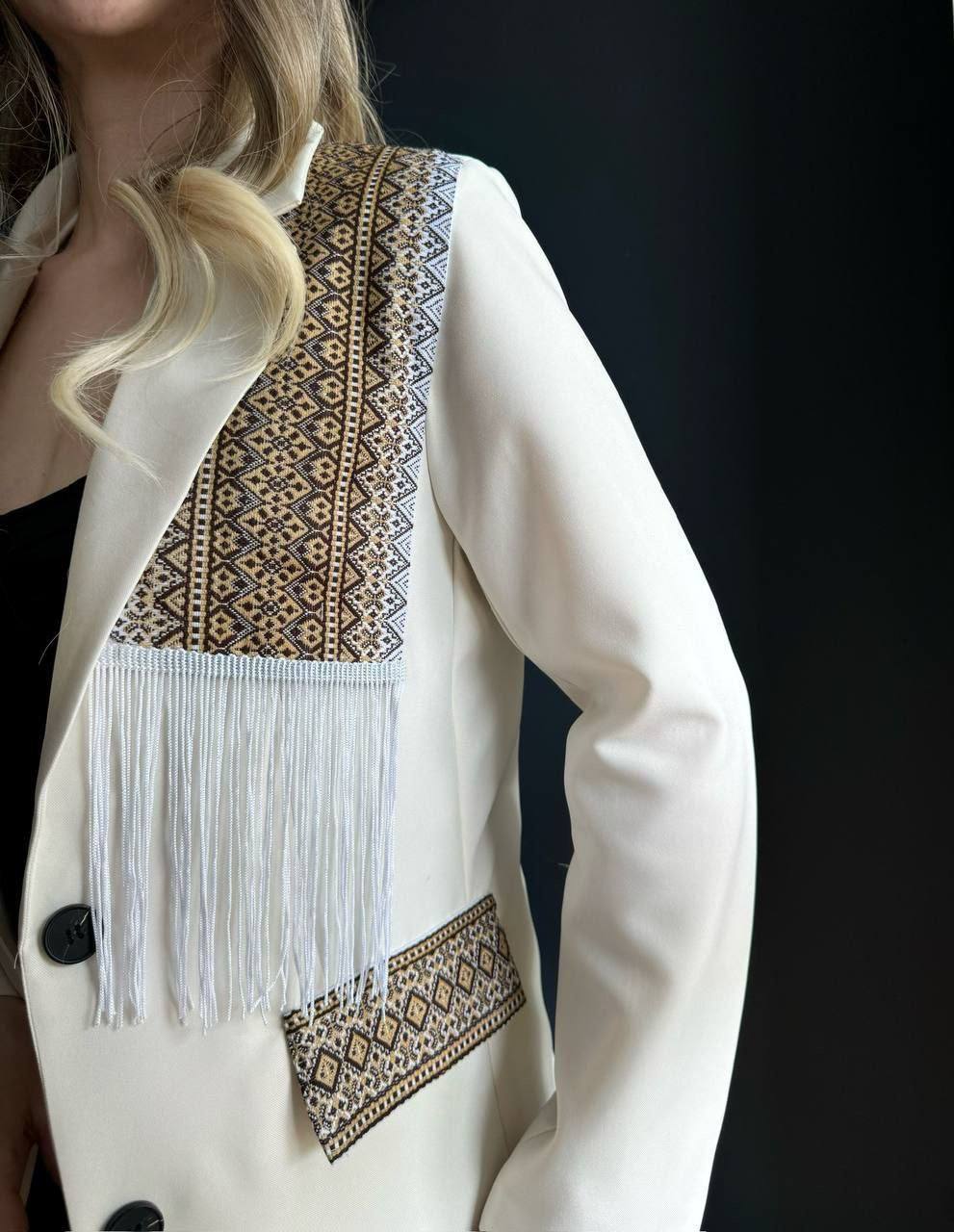Lined Embroidered Jacket