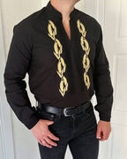 Wheat Embroidery – Vyshyvanka – Men