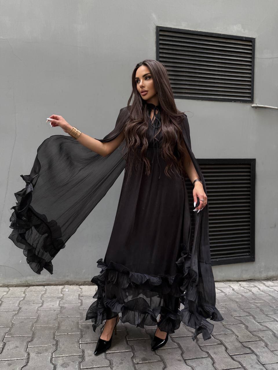 Satin Maxi Dress – Lightweight Elegant Evening Dress