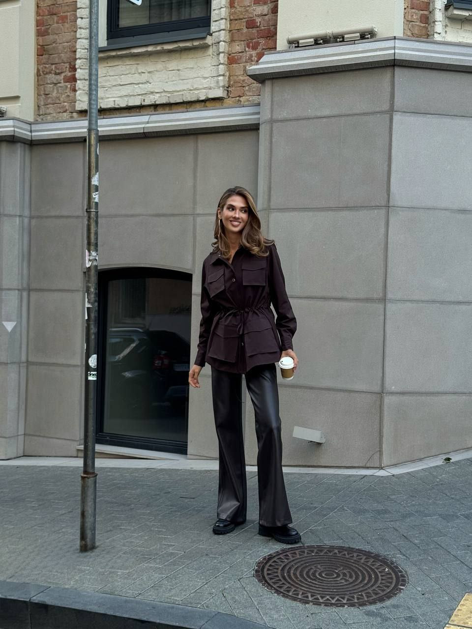 Infinity Water-Resistant Parka – Waist-Cinched Utility Jacket