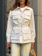 Infinity Water-Resistant Parka – Waist-Cinched Utility Jacket