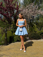 Women's Relaxed Linen Midi Dress BABY