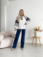 Mavka Macramé-Lace Embroidered Blouse