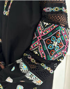 Mavka Macramé-Lace Embroidered Blouse
